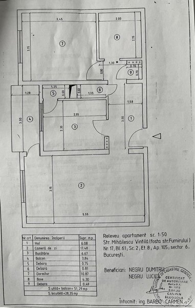 Crangasi, 7 minute metrou, Constructorilor comision 0%, apartament 2 camere
